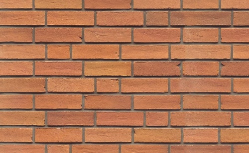 Кирпич клинкерный Muhr 08 Lachsrot Wasserstrich, 240*52*52 мм